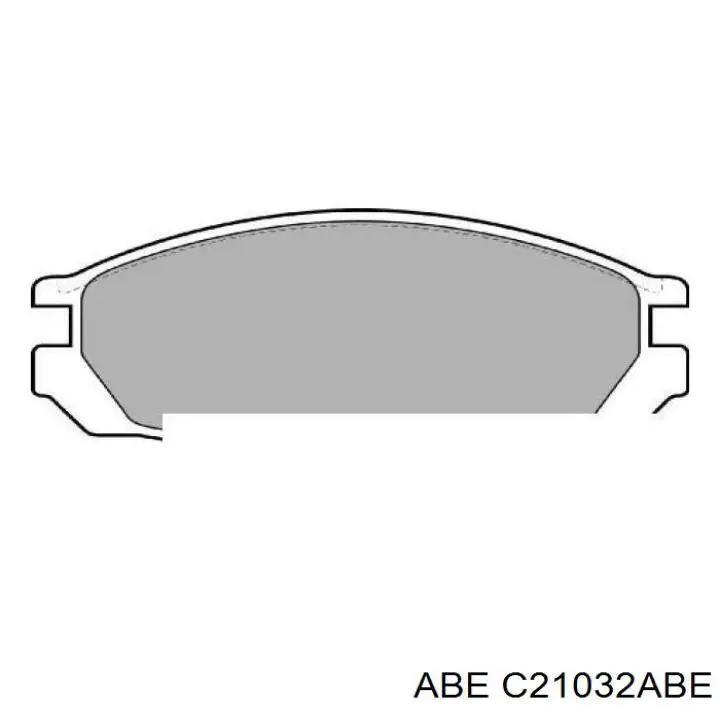 Колодки дисковые  ABE C21032ABE цена, от 20.76 USD
