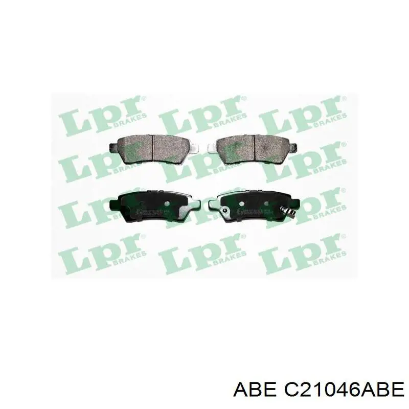 Задние дисковые колодки ABE C21046ABE