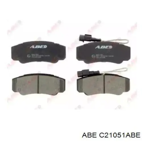 C21051ABE ABE колодки тормозные задние дисковые