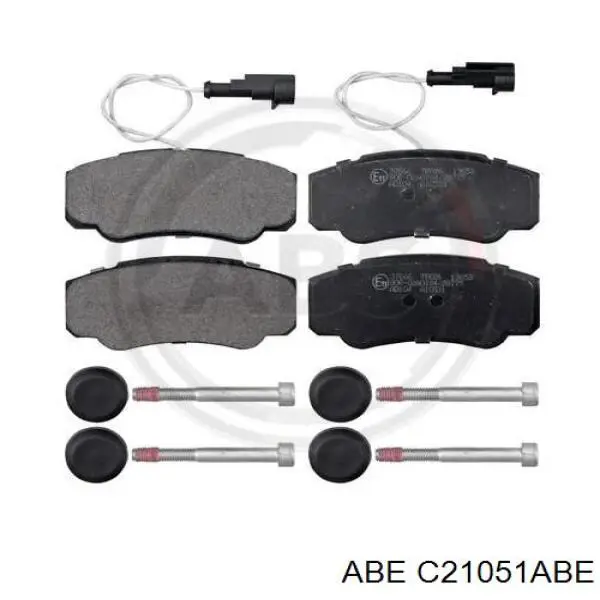 Колодки дисковые  ABE C21051ABE цена, от 23.94 USD