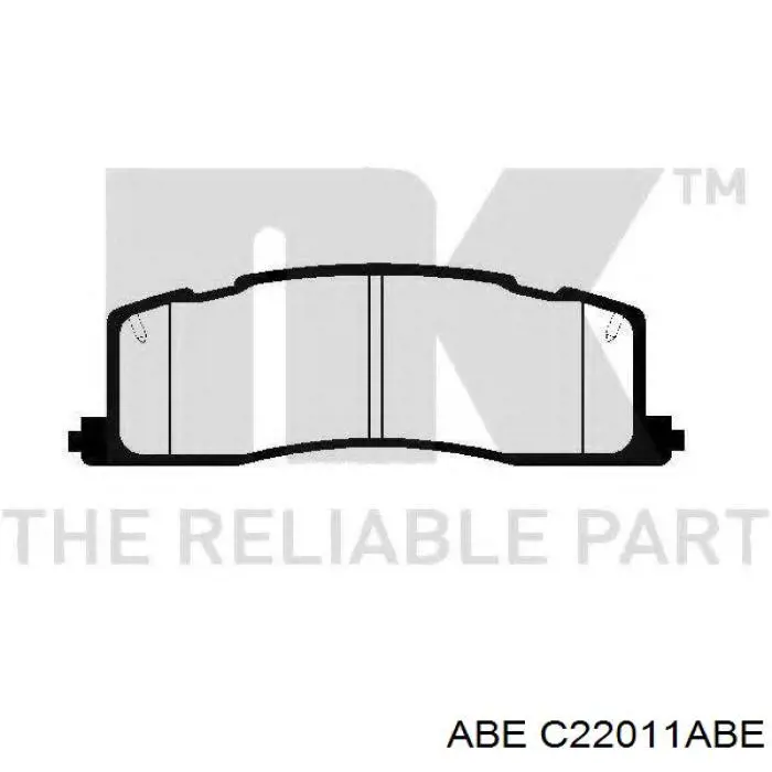 Колодки дисковые  ABE C22011ABE цена, от 18.44 USD