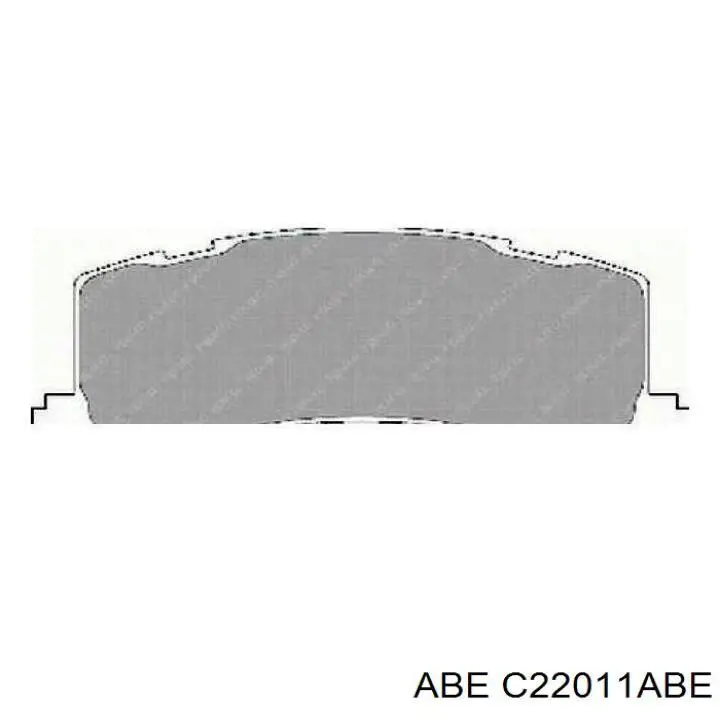 Купить C22011ABE ABE Колодки тормозные задние, дисковые