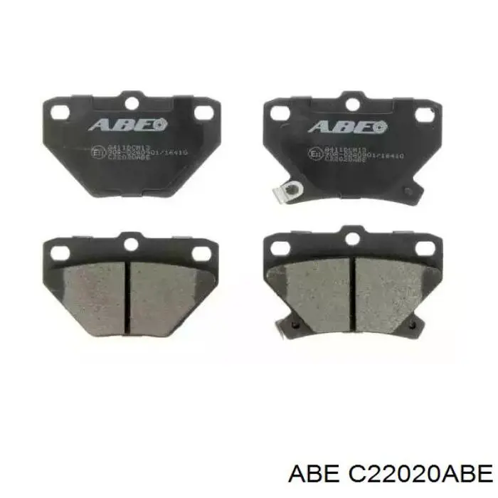 Задние тормозные колодки C22020ABE ABE