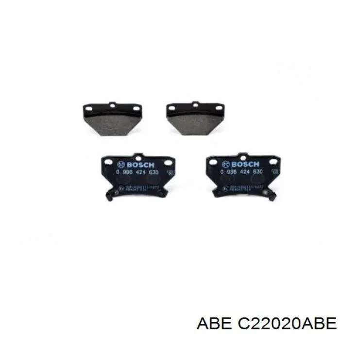 Колодки дисковые  ABE C22020ABE цена, от 12.98 USD