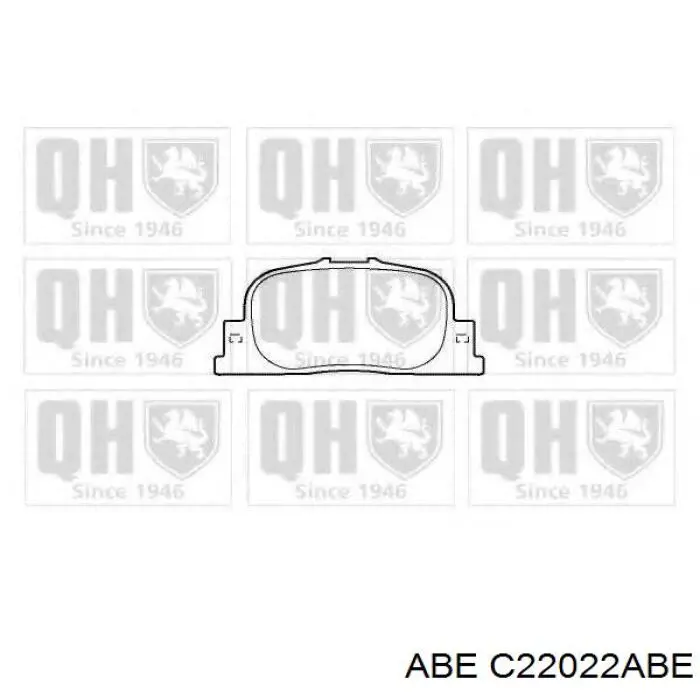 Задние дисковые колодки ABE C22022ABE