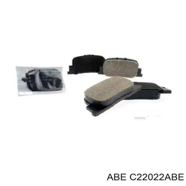 Купить C22022ABE ABE Колодки тормозные задние, дисковые
