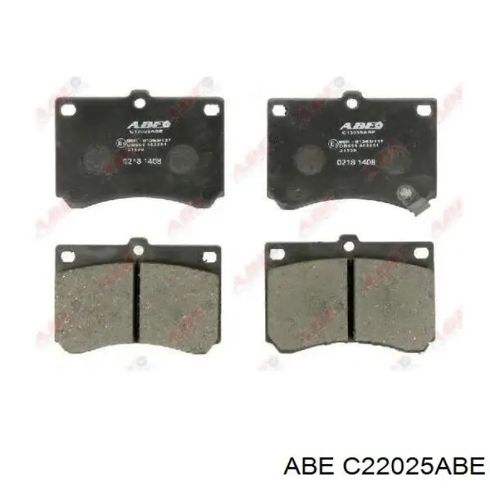 Задние тормозные колодки C22025ABE ABE