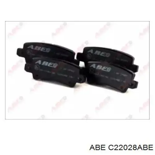C22028ABE ABE Колодки тормозные дисковые комплект