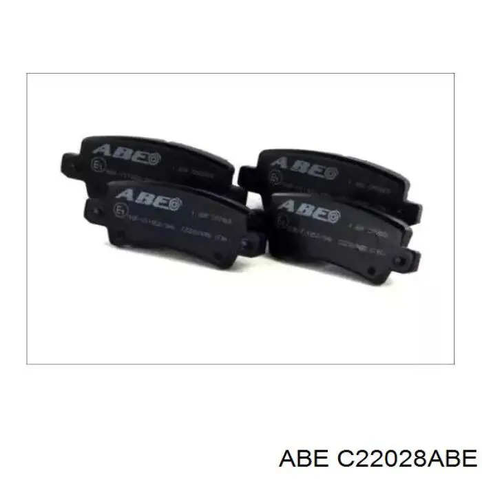 Задние тормозные колодки C22028ABE ABE