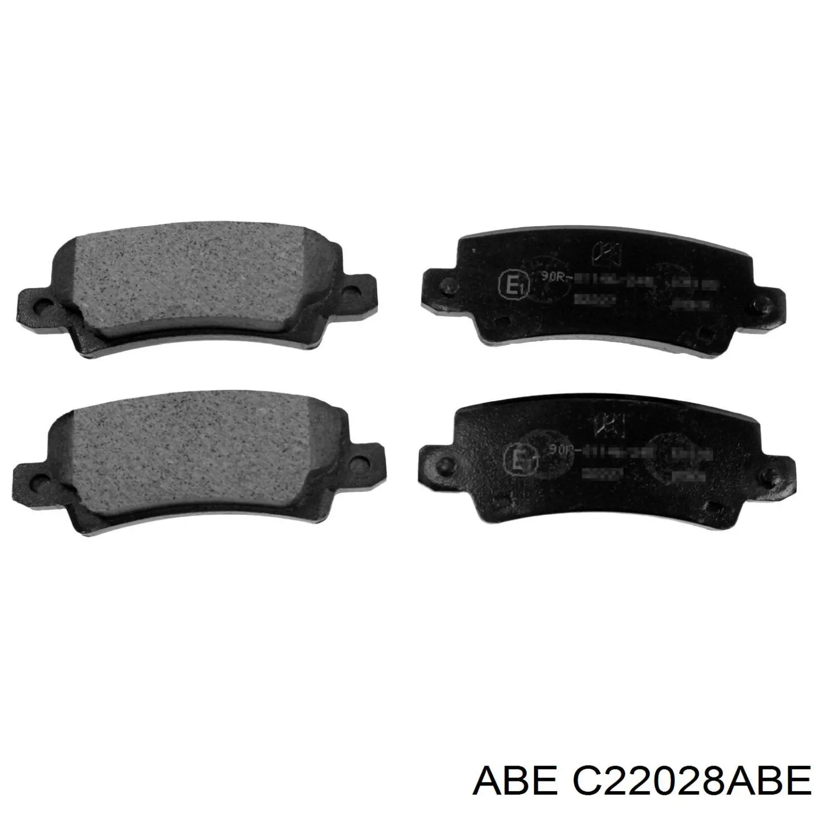 Задние тормозные колодки C22028ABE ABE