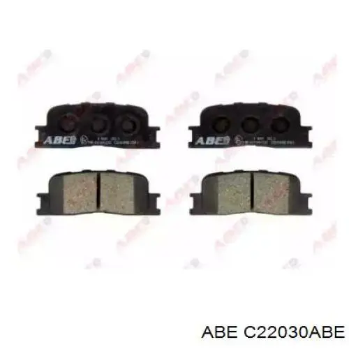 C22030ABE ABE Колодки тормозные дисковые комплект