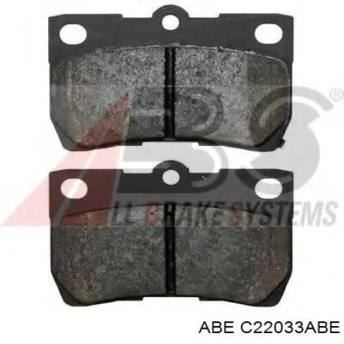 C22033ABE ABE Колодки тормозные дисковые комплект