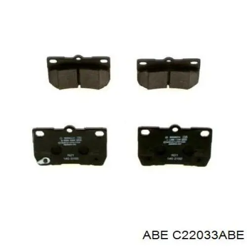 Колодки дисковые  ABE C22033ABE цена, от 16.91 USD