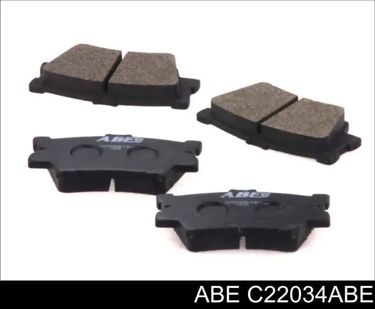C22034ABE ABE колодки тормозные задние дисковые