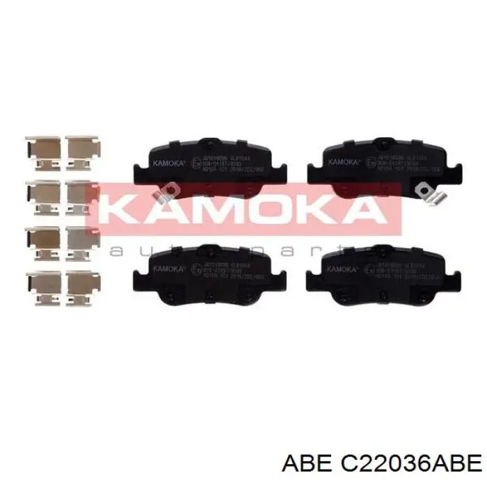 Колодки дисковые  ABE C22036ABE цена, от 15.11 USD