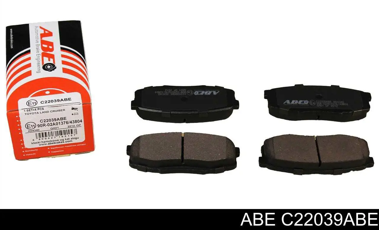 Колодки дисковые  ABE C22039ABE цена, от 31.56 USD
