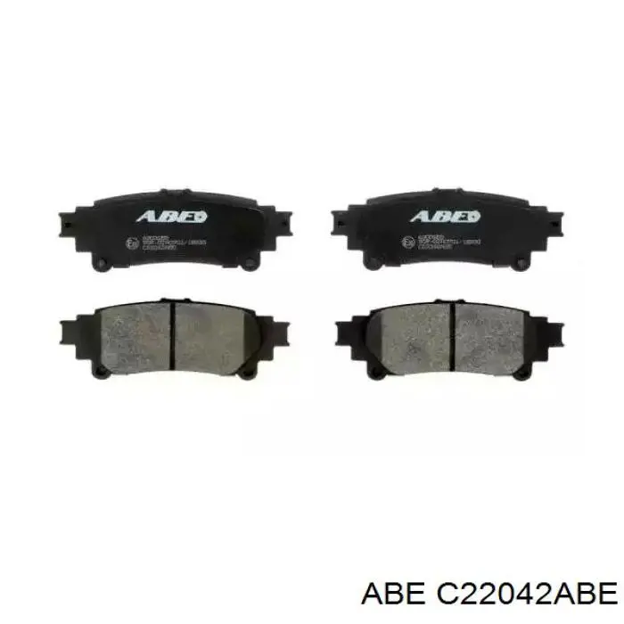 Задние тормозные колодки C22042ABE ABE