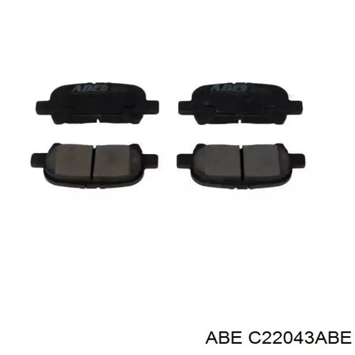 Колодки дисковые  ABE C22043ABE цена, от 17.13 USD