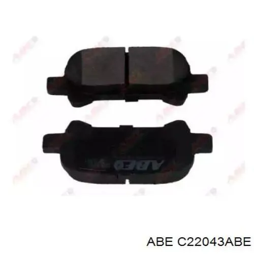 Задние дисковые колодки ABE C22043ABE