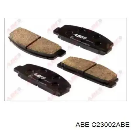 Купить C23002ABE ABE Колодки тормозные задние, дисковые