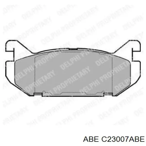 Купить C23007ABE ABE Колодки тормозные задние, дисковые