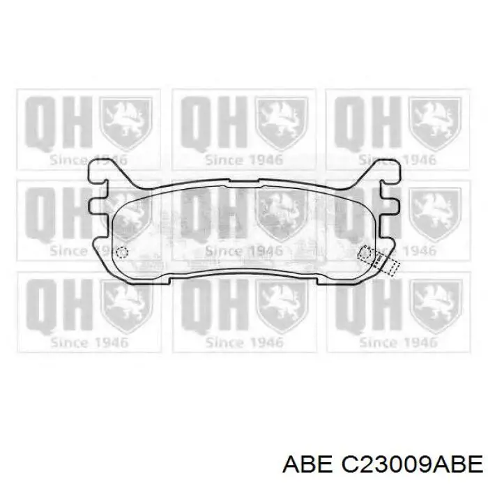 Колодки дисковые  ABE C23009ABE цена, от 15.23 USD