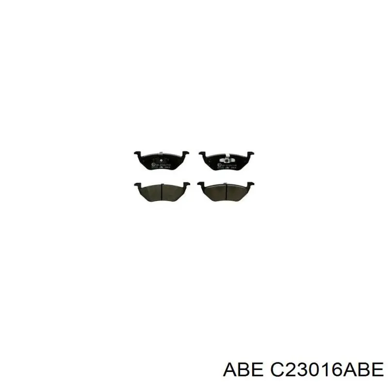 Задние тормозные колодки C23016ABE ABE