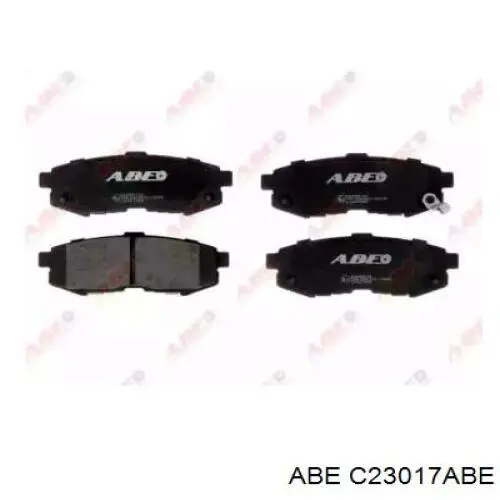 C23017ABE ABE колодки тормозные задние дисковые