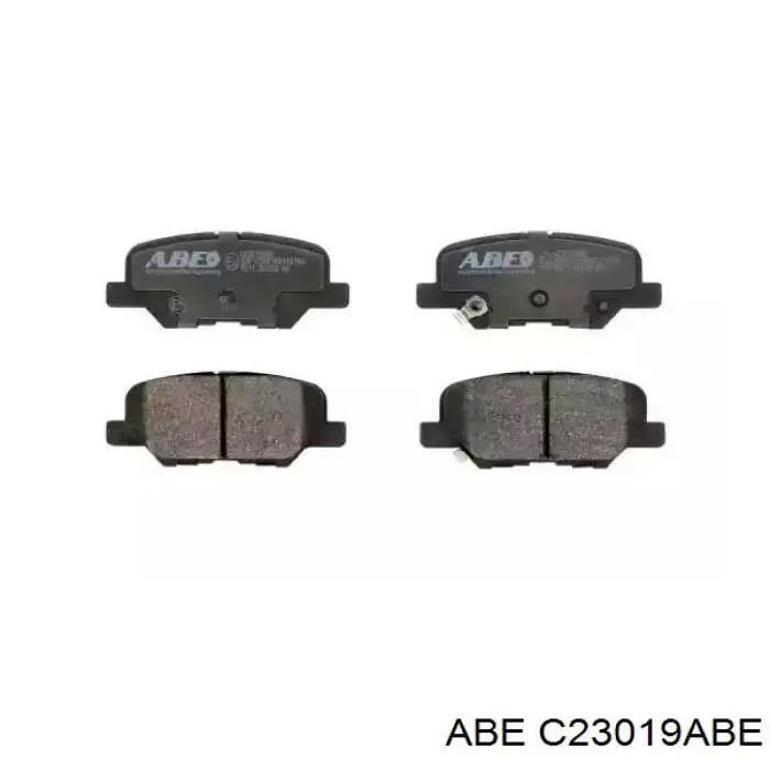 C23019ABE ABE колодки тормозные задние дисковые
