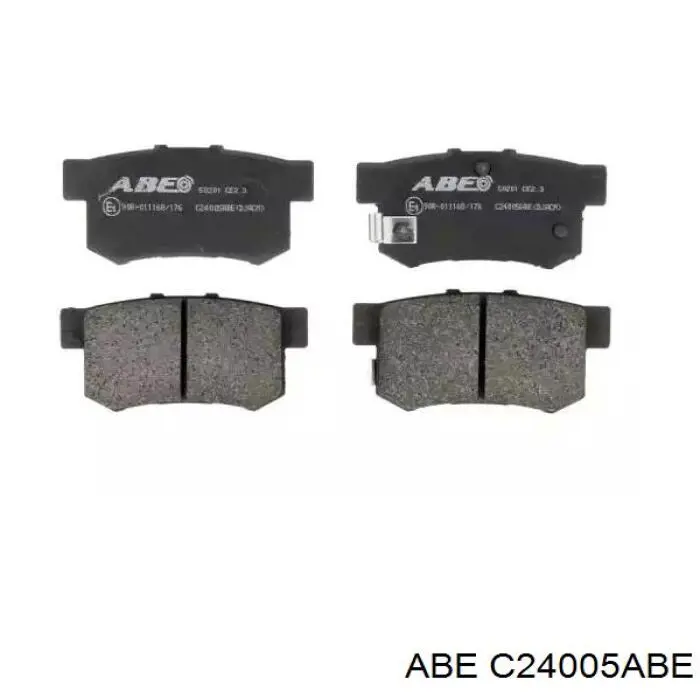 C24005ABE ABE колодки тормозные задние дисковые