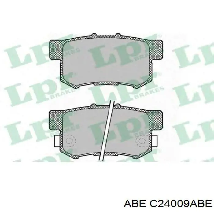 Задние тормозные колодки C24009ABE ABE