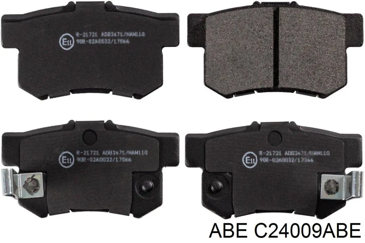Колодки дисковые  ABE C24009ABE цена, от 13.71 USD