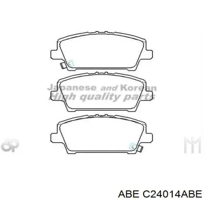 Задние тормозные колодки C24014ABE ABE