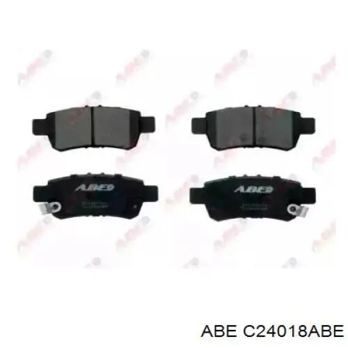 Купить C24018ABE ABE Колодки тормозные задние, дисковые