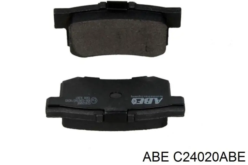 Купить C24020ABE ABE Колодки тормозные задние, дисковые