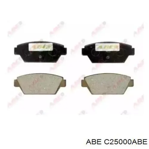 Купить C25000ABE ABE Колодки тормозные задние, дисковые