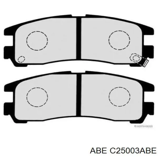 Колодки гальмові задні, дискові C25003ABE ABE