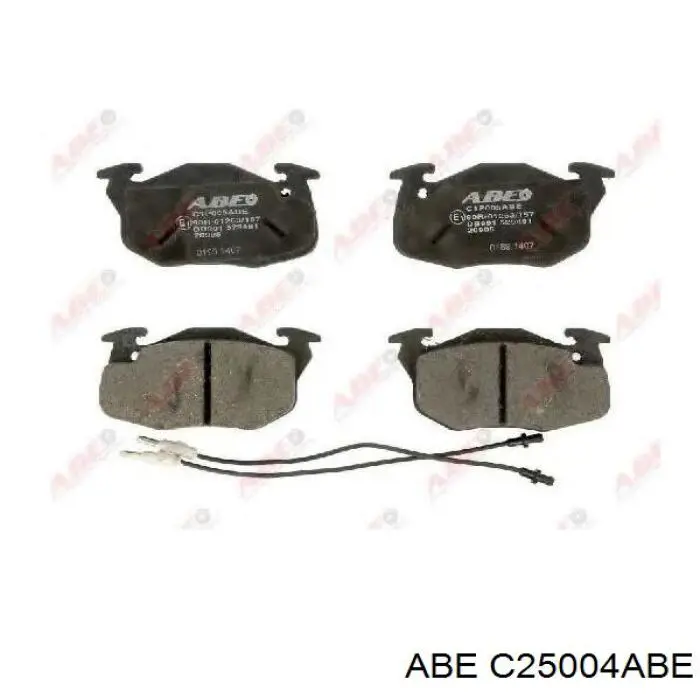 Задние тормозные колодки C25004ABE ABE