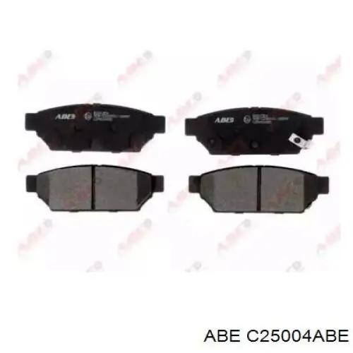 Колодки дисковые  ABE C25004ABE цена, от 16.25 USD