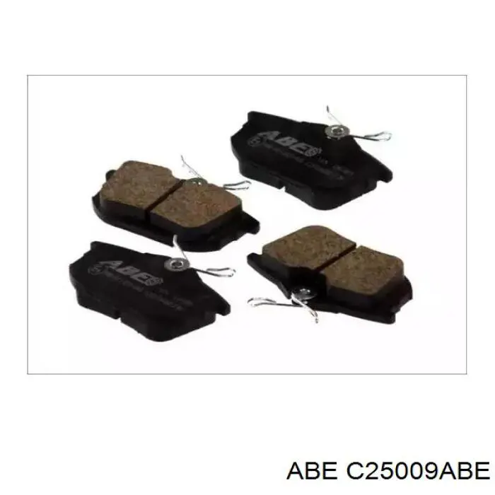 C25009ABE ABE задние тормозные колодки