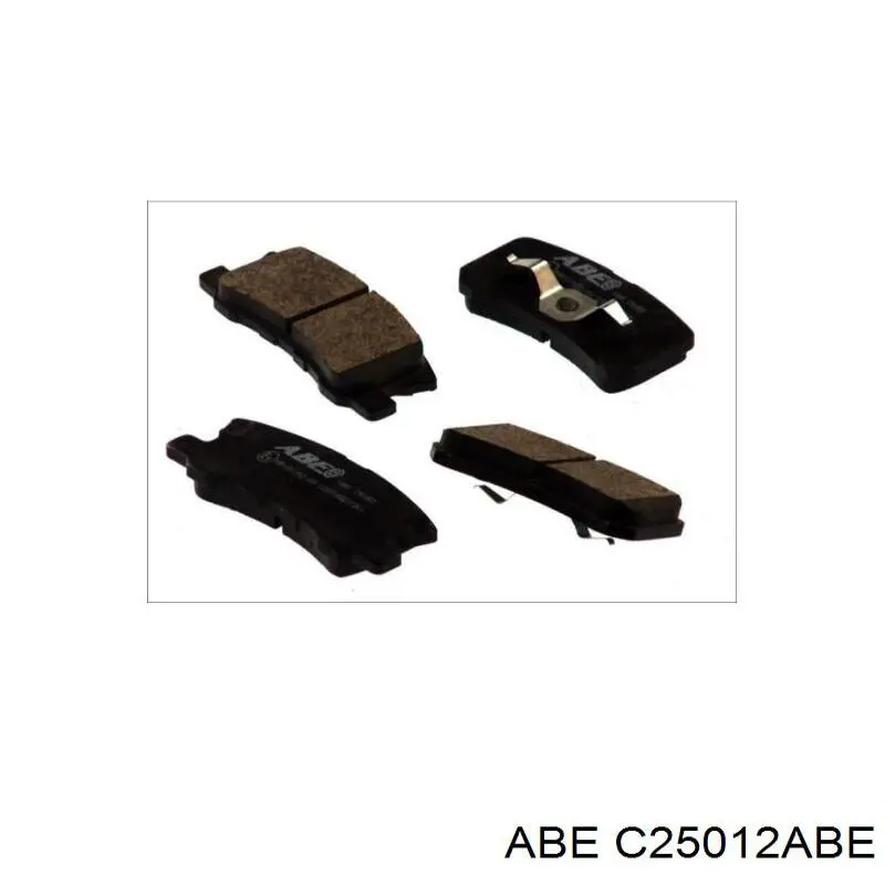 Купить C25012ABE ABE Колодки тормозные задние, дисковые