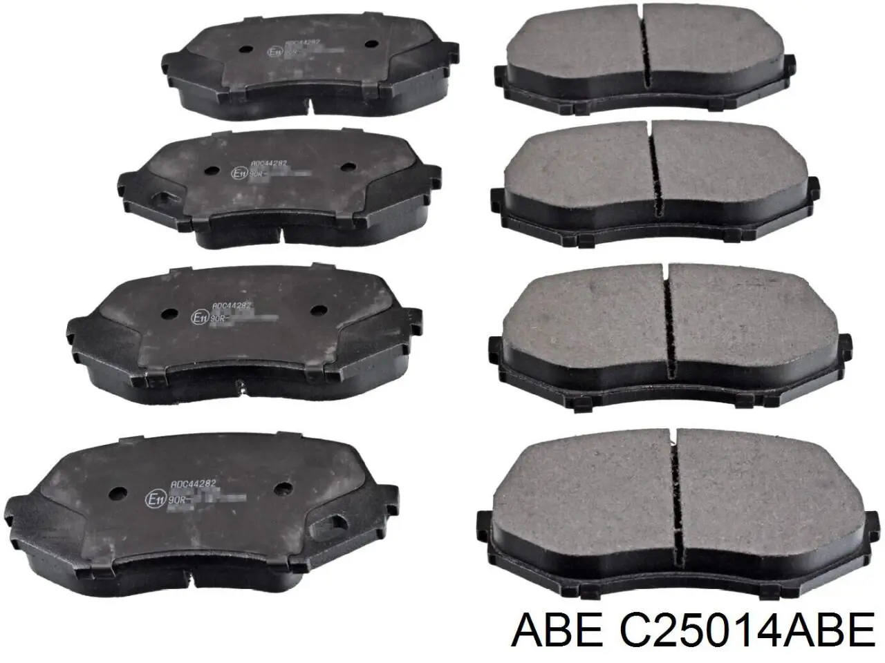 C25014ABE ABE колодки тормозные передние дисковые
