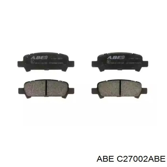 C27002ABE ABE задние тормозные колодки