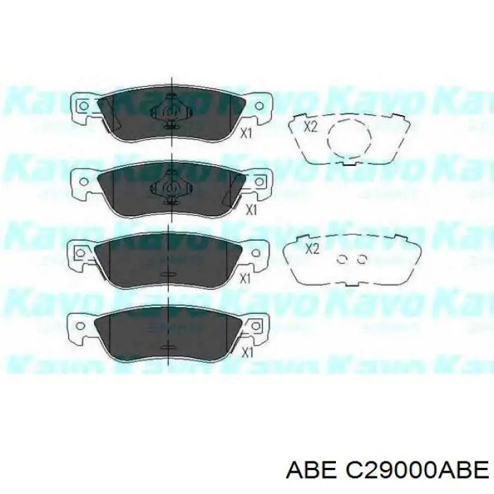 Задние тормозные колодки C29000ABE ABE