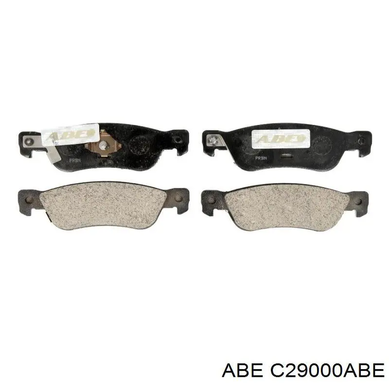 C29000ABE ABE колодки тормозные задние дисковые