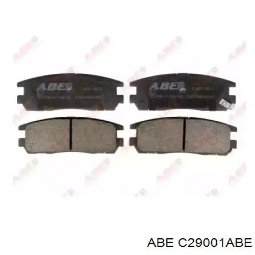 Купить C29001ABE ABE Колодки тормозные задние, дисковые