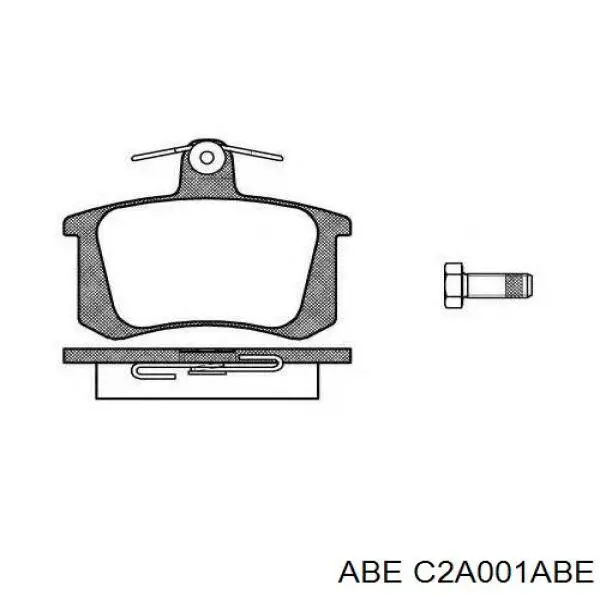 Задние дисковые колодки ABE C2A001ABE
