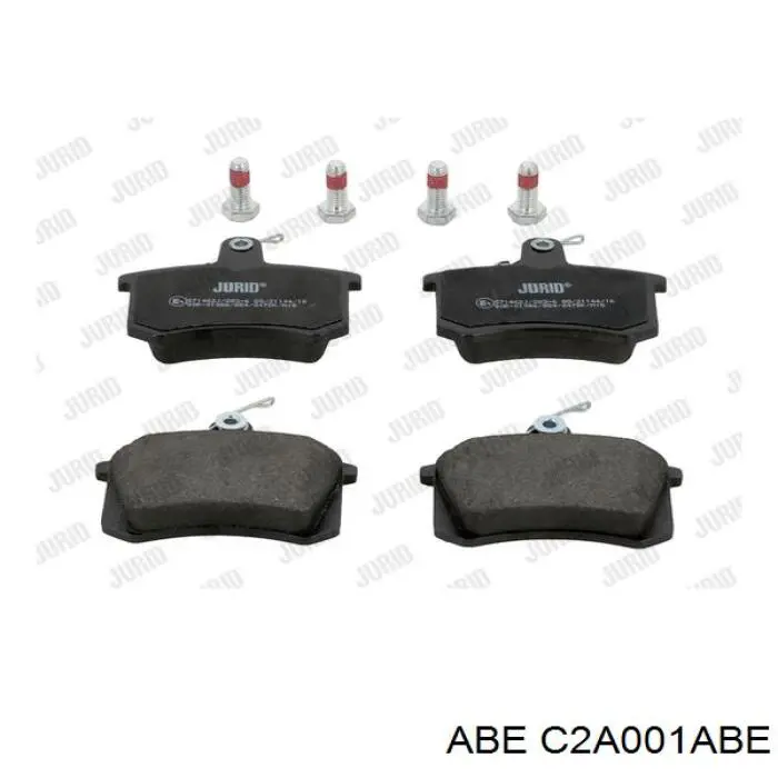 Купить C2A001ABE ABE Колодки тормозные задние, дисковые