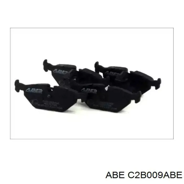 C2B009ABE ABE колодки тормозные задние дисковые