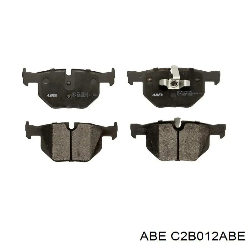 Купить C2B012ABE ABE Колодки тормозные задние, дисковые